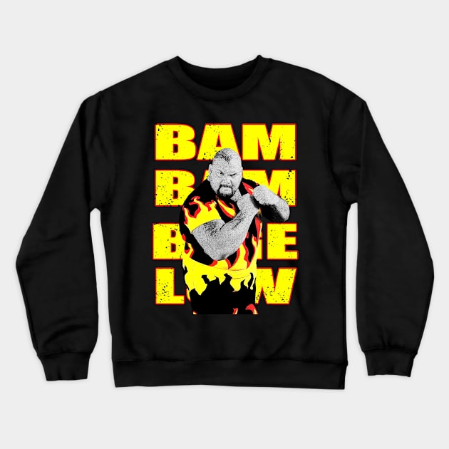 Bam Bam Bigelow Crewneck Sweatshirt by RetroVania